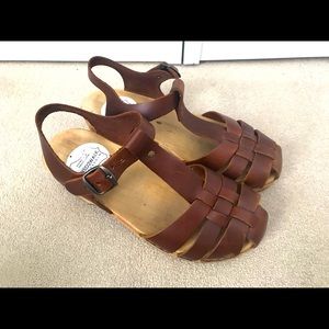 Wood Clogs sz 40 / 9 like Hasbeens, Lotta, Bryr